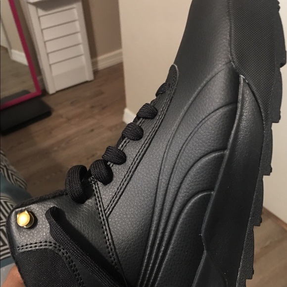 puma desierto sneaker black